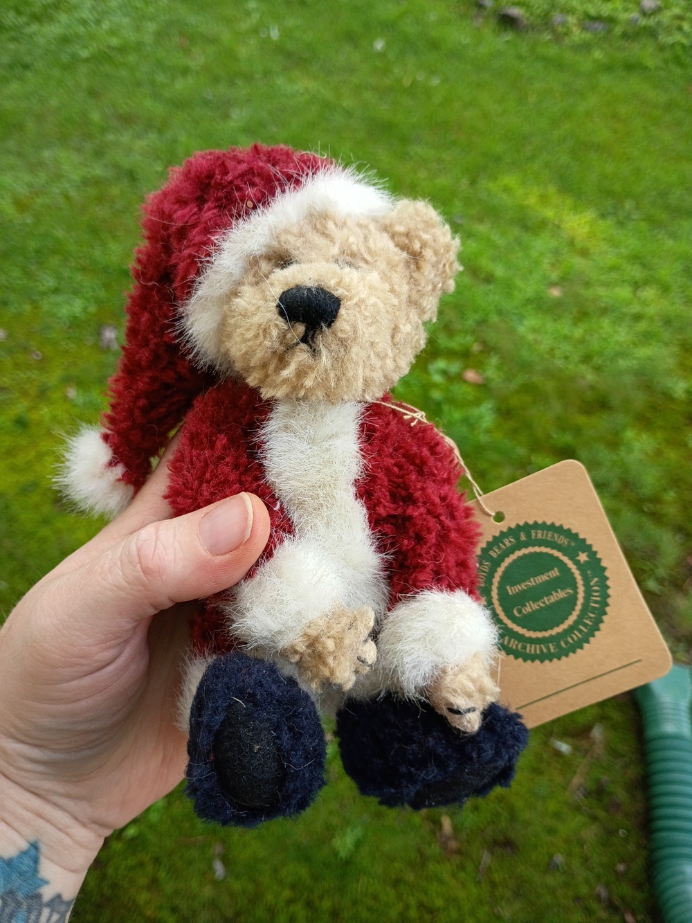 Boyds Bears Collection Niki II Santa Claus Bear 6.5" Posable W Tags